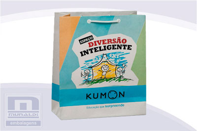 Sacola de Papel Reciclado Personalizada