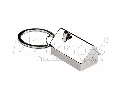 Chaveiro Metal Casa Personalizado