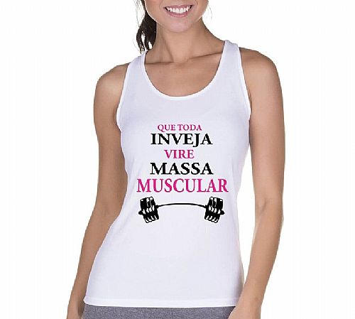 Camiseta Regata Feminina Fitness