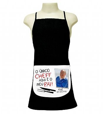 Avental Preto Personalizado