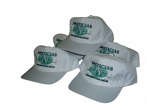 Boné Branco com Aba Branca Personalizado