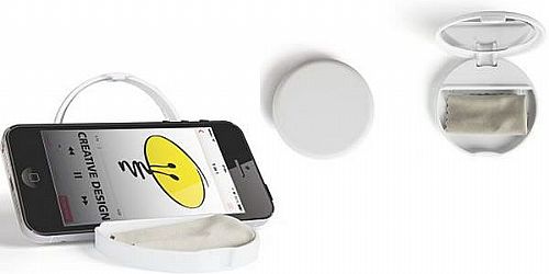 Suporte de celular de bolsa com espelho Personalizado