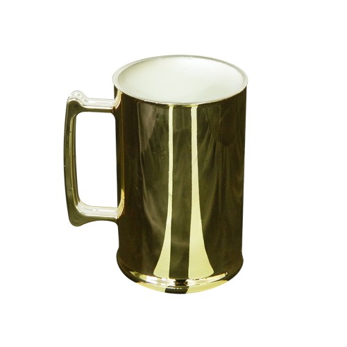 Caneca de chopp metalizada