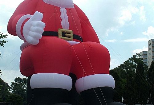 Papai Noel Inflável Personalizado