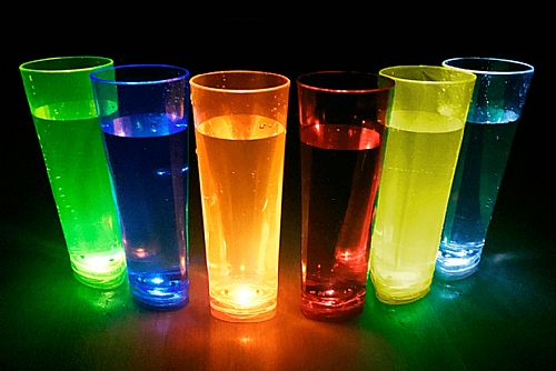Copo Long Drink com LED Ativado pela bebida