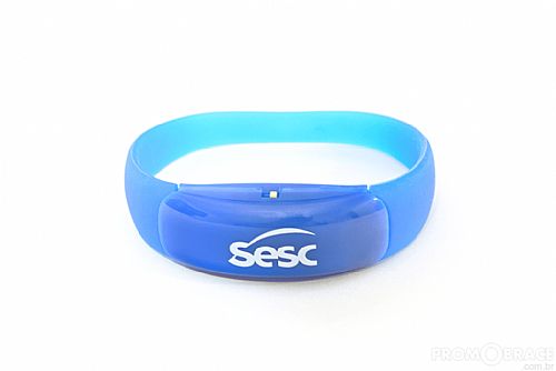Pulseira com LED Slim Personalizada