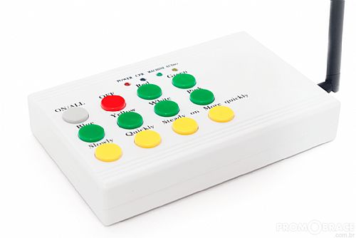 Pulseira de tecido com LED Personalizada — foto 3