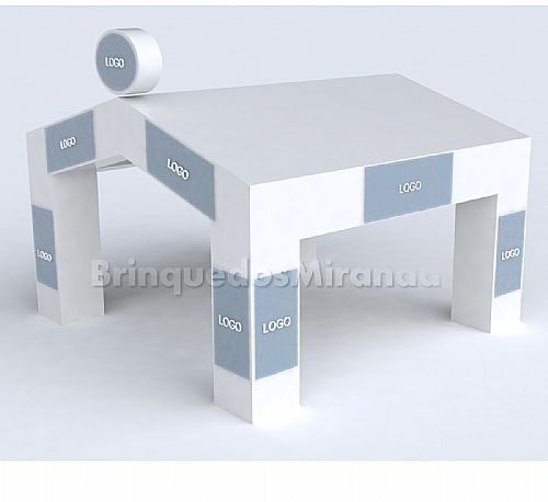 Tenda inflável com 14 logo 3 x 3