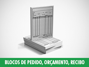 Blocos de Pedido, orçamento e recibo Personalizados