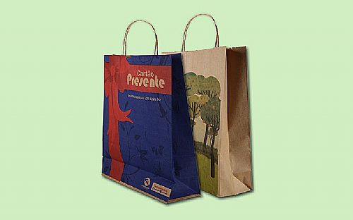 Sacolas de Papel Kraft Personalizada