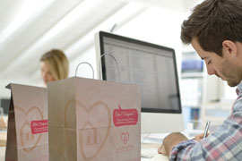 Sacolas de Papel Pardo Personalizado