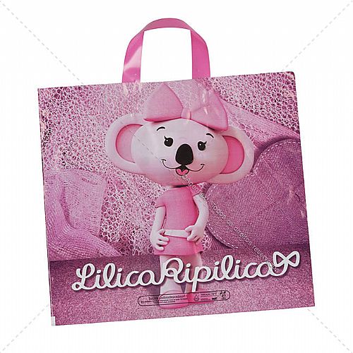 Sacola Plástica Alça Fita Personalizada