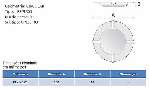 Cinzeiro Personalizado — foto 2