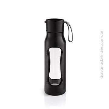 Garrafa Glass Black Personalizada