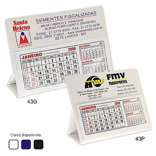 Calendário de mesa refil Personalizado