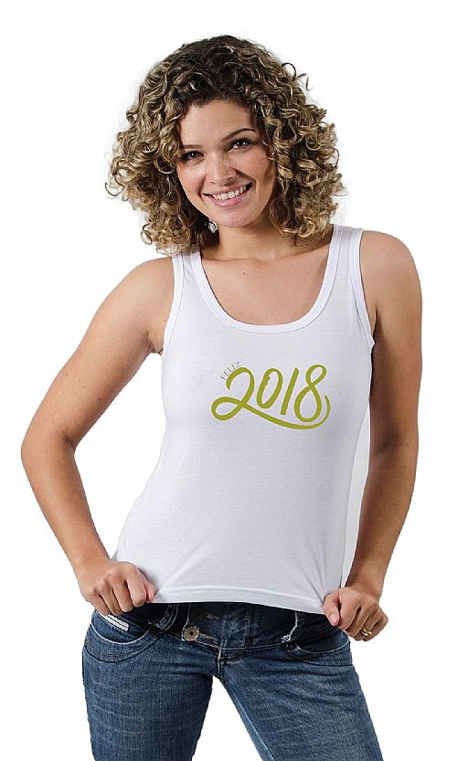 Regata Feminina Personalizada 100% Algodão