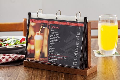 Cardápio de Mesa Personalizado