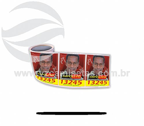 Botton adesivo retangular