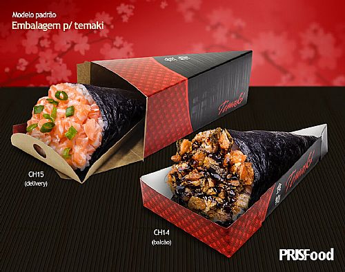 Embalagens para Temaki Personalizadas