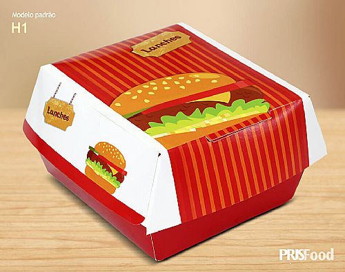 Embalagem para Hamburguer / Lanche