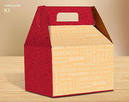 Embalagem para montagem de Kit Lanche