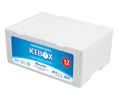 Caixa de isopor para transporte de alimentos