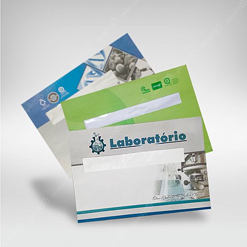 Envelope com janela Plástica Personalizada