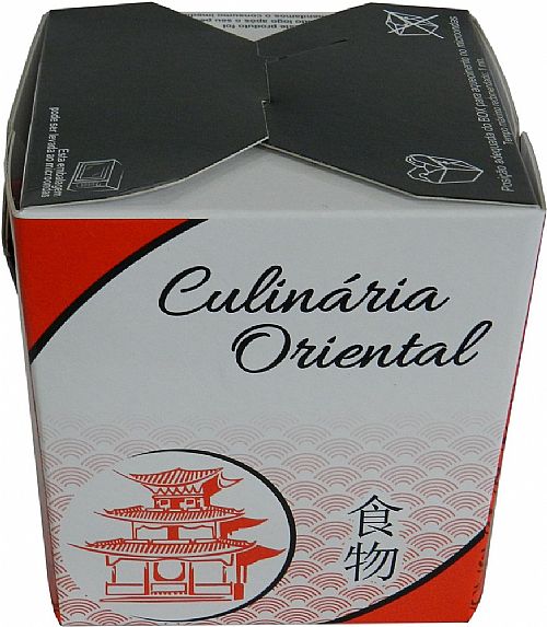 Box para comida chinesa 500 Personalizado