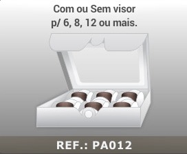 Caixa com Visor Personalizada