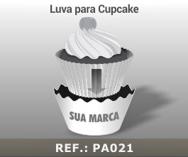 Luva para Cupcake Personalizada