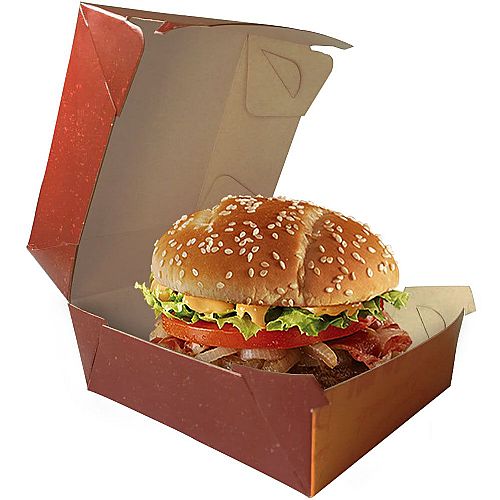 Caixinha Embalagem Para Hamburguer Personalizada