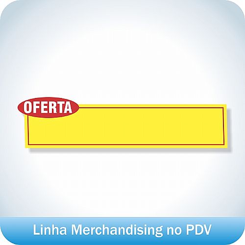 Faixa de Gôndola Personalizada