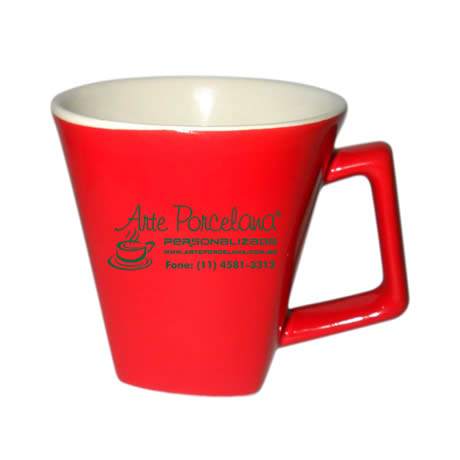 Caneca mini Quartier Bicolor 220ML Personalizada