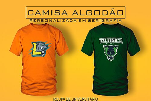 Camisa Algodão Personalizada