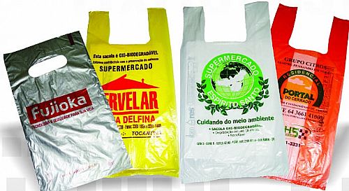 Sacolas Oxi-biodegradáveis Personalizadas