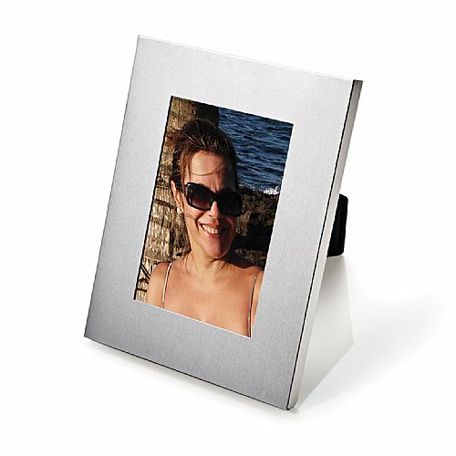 Porta retrato prata em Alumínio personalizado