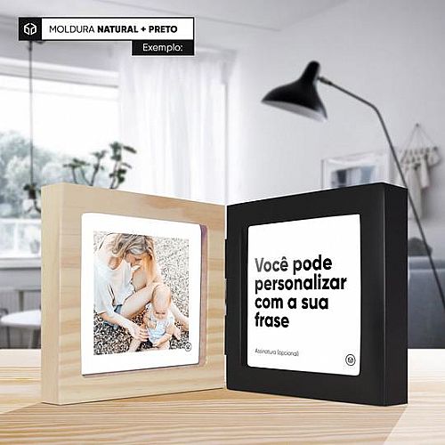 Duo Box Classic - Personalize o Texto e a Foto