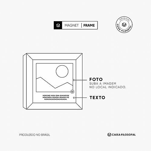 Magnet Frame - Personalize com a sua foto + texto — foto 2