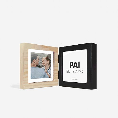 Frase sobre PAI + Foto personalizada - Duo Box Classic