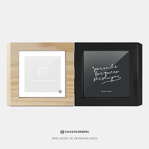 Frase sobre AMOR + Foto personalizada - Duo Box Classic — foto 3
