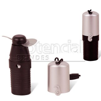 Mini ventilador de mão, material plástico resistente