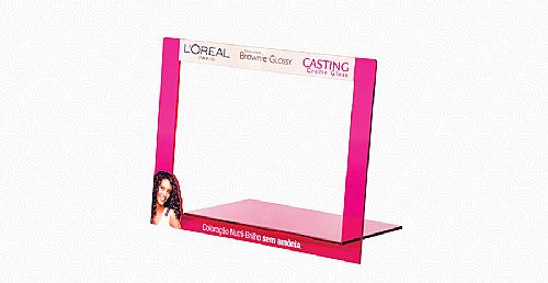 Display para tintura personalizado