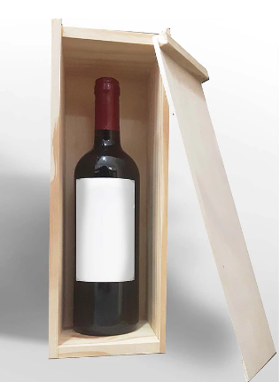Estojo em MDF para vinho personalizado
