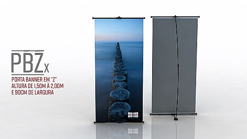 Porta Banner em Z