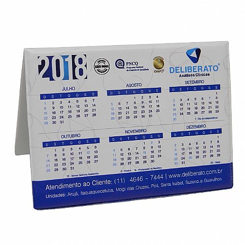 Calendário de mesa
