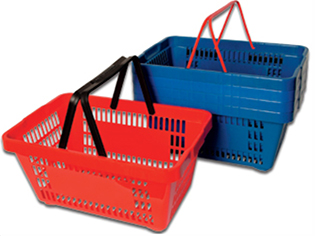 Cesta com Alça personalizada, diversas cores.