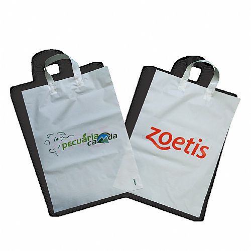 Sacola com alça fita soldada