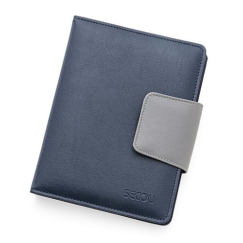Agenda de couro azul