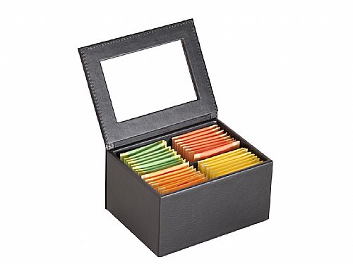 Caixa para chá personalizada com estrutura em MDF.