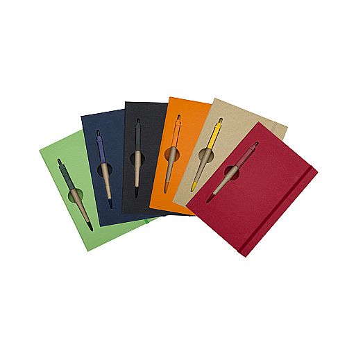 CADERNO ECOLÓGICO COM CANETA